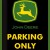 Placa metalica - John Deere Parking Only - 30x40 cm